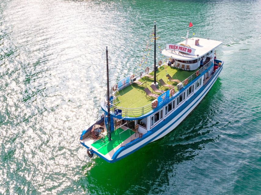From Hanoi: Halong Bay 1 Day Trip Visit Cave, Island, Kayak - Lunch on board around 12:30