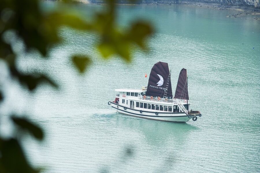 From Hanoi: Halong day trip, Route 2, 6hours, Small group - Boarding Phoenix Cruiser at Tuan Chau Marina