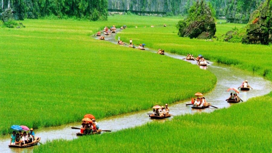 From Hanoi: Ninh Binh Ha Long Bay 5-Star 3-Day Cruise - A buffet lunch with local dishes