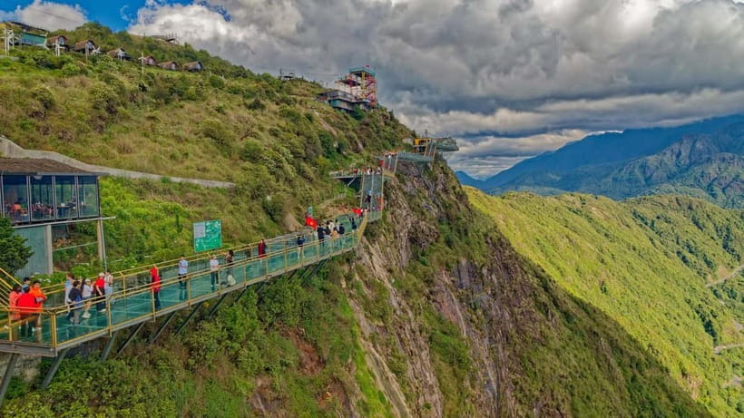 From Sapa: Glass Bridge and Silver Waterfall Group Tour - Crossing Northwest Vietnam’s highest glass bridge
