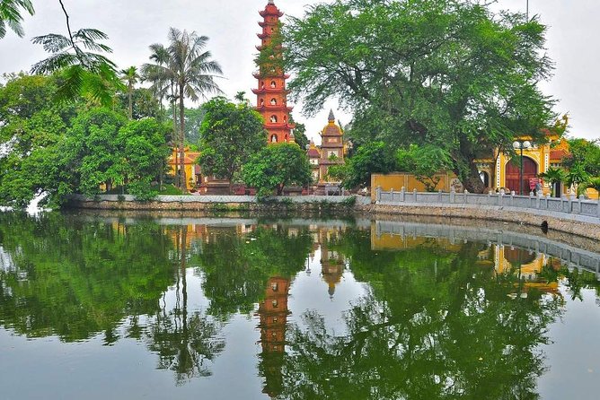 Full-Day Hanoi City Private Car Charter - Tran Quoc Pagoda beside West Lake