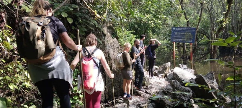Full day hike - climbing in Jungle of Cat Ba National park - Lunch and local life in Viet Hai