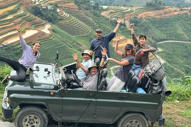 Full Day Sapa Jeep Open Air Jeep Off The Beaten Track - The back roads toward Ban Khoang