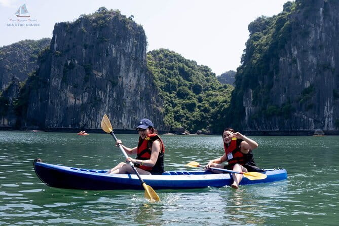 Full Day Sea Star Cruise to Lan Ha-Ha Long Bay Viet Hai village - Sunset tea and a practical finish