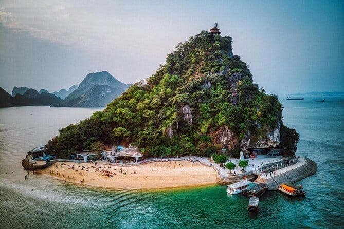Full day Tour Explore Halong Bay - Ti Top Island for water and wide views