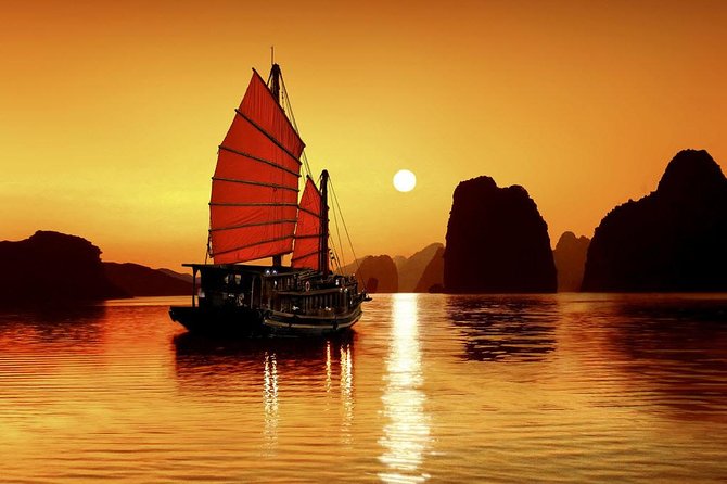 Group Halong Bay Day Cruise Including Hotel Transfers from Hanoi - Boarding the boat and seeing the karsts