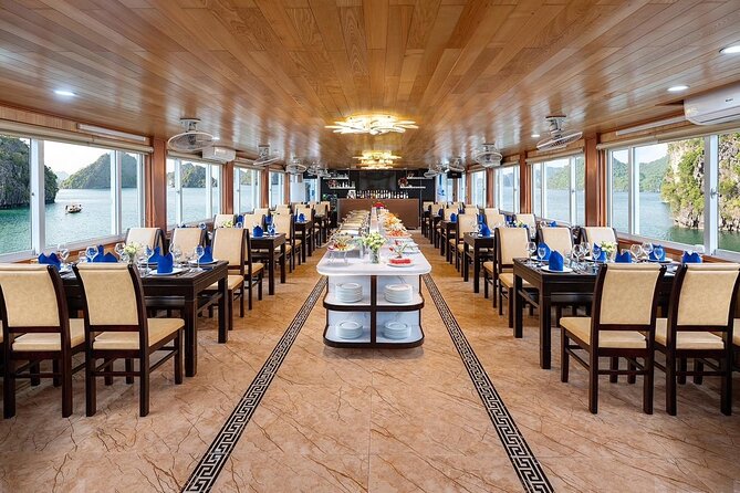 Ha Long Bay Cruise Day Tour-best selling: Included transportation - Sunset tea, cake, and the return cruise