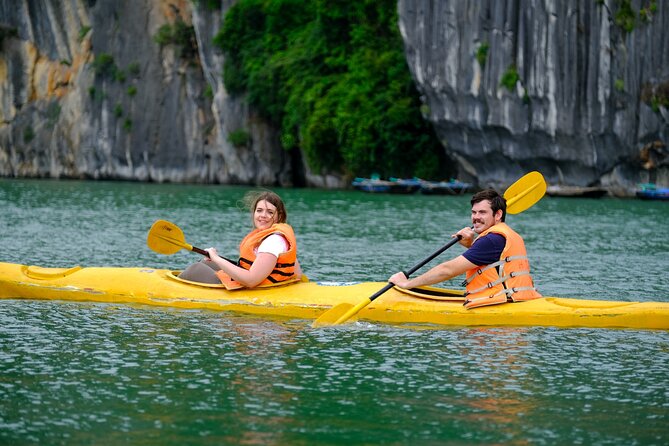 Ha Long Bay Cruise Day Tour-Cave, Kayaking,Ti top island & Lunch - Surprise Cave, the bay’s biggest walking stop