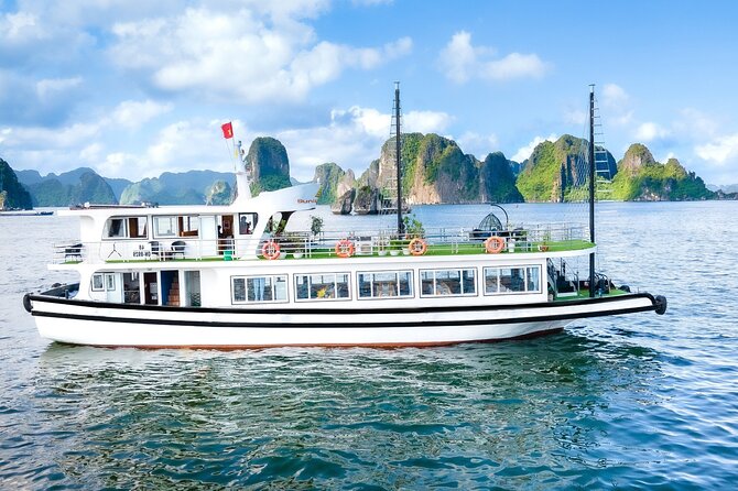 Ha Long Bay Day Cruise From Ha Noi - Titov Island for beach time and a broad view