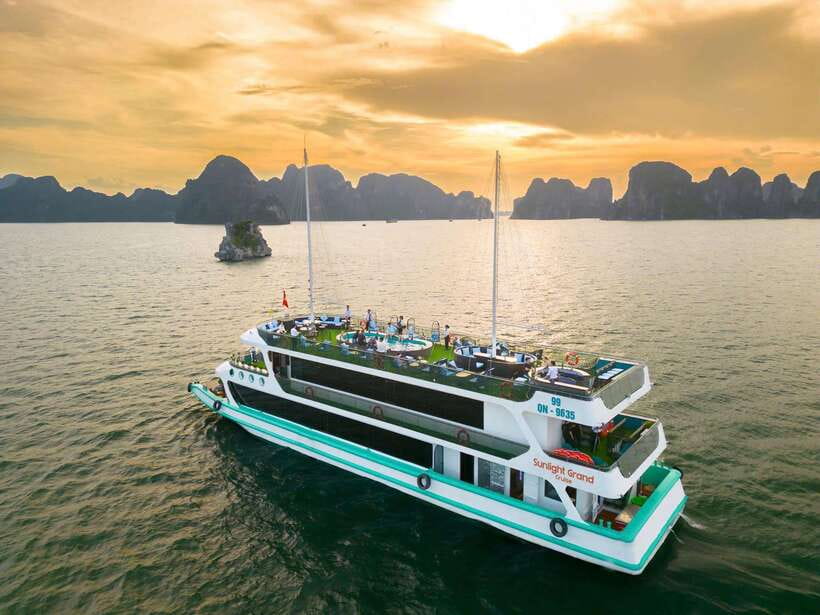 Ha Long Bay Luxury Full Day Cruise| Buffet & All Included - Seeing Ha Long Bay from the boat