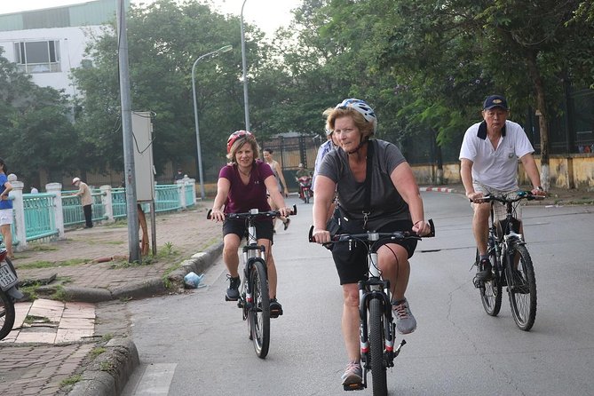 Half-Day Bicycle Tour Combine City & Countryside + Train Street - Ba Dinh Square and Hanoi’s major landmarks
