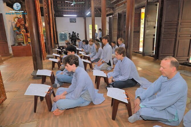 Half-Day Mindfulness Meditation Retreat in Hanoi - Chanting sutras and studying Buddhist teachings