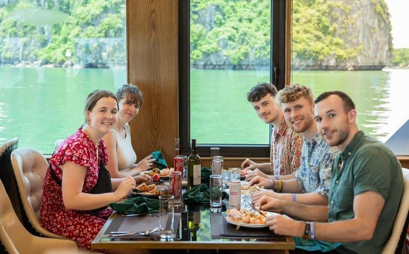 Halong 6 Hours Cruise: Kayak, Cave, Lunch, Beach & Island - Kayaking through Luon Cave