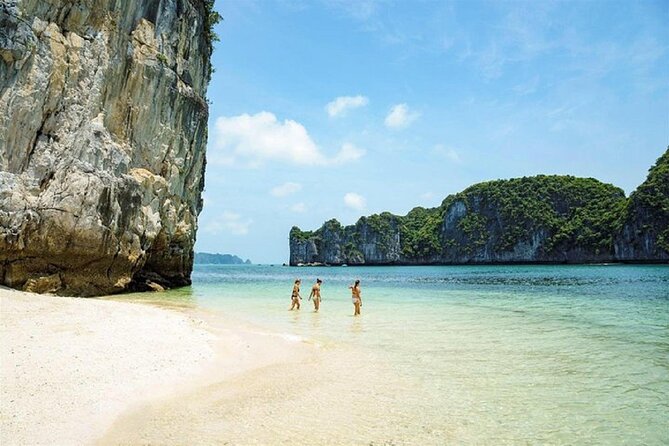Halong Bay 2 Day Luxury Cruise 6 Star - Titop Island for a short hike and a swim