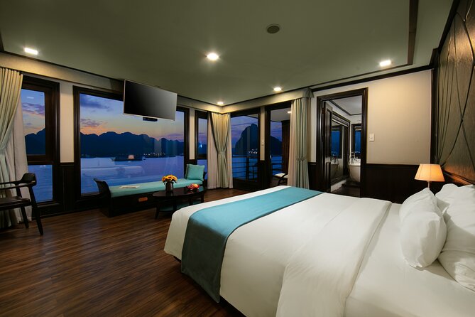 Halong Bay 3 days 2 nights on PEONY CRUISES 5 Stars LUXURY - Tra Bau, kayaking, and the first sunset