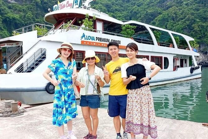Halong bay 4 hours boat tour from Halong city with 2 caves, kayak - Dinh Huong and Ga Choi, Ha Long Bay symbols