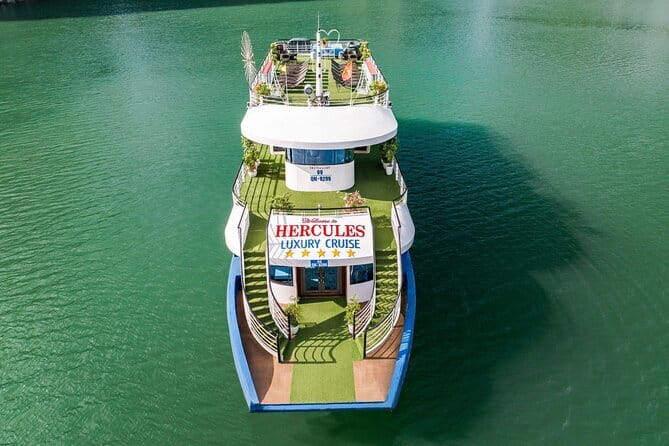 Halong bay 4 hours boat tour from Halong city with 2 caves, kayak - The guide and the private-boat advantage