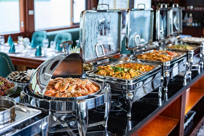 Halong bay 5star Cruise Day Trip: Buffet lunch & Limousine bus - Cooking class and the sunset party