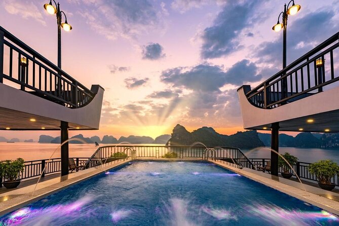 Halong Bay Cruises many options - Lunch among the limestone towers