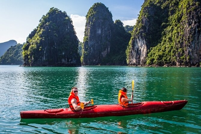 Halong Bay Day Tour 6Hour Deluxe Cruise Limousine Bus Small Group - What $52.50 buys you