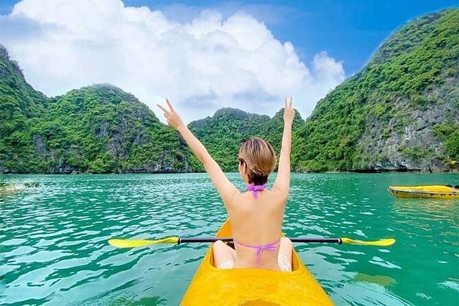 Halong Bay Day Tour 6Hour Deluxe Cruise Limousine Bus Small Group - From Hanoi to Tuan Chau Harbour