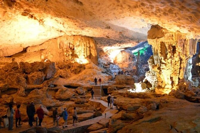 Halong Bay Day Tour By Diamond Era Cruise,Titop,Sung Sot & kayak - Titop Island, beach time, and the viewpoint