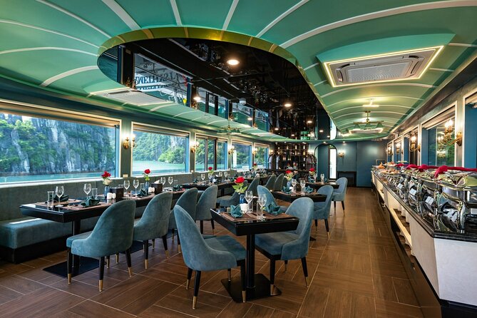 Halong Bay Day Tour With Sunlight Luxury Cruise With Transfer - Boarding the luxury cruise at Tuan Chau