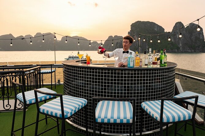 Halong Bay Day Tour With Sunlight Luxury Cruise With Transfer - Ti Top Island and the best panoramic view
