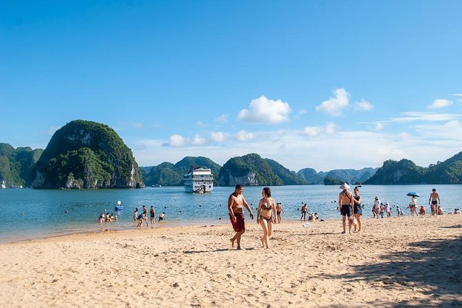Halong Bay Day Tour With Titop Island, Cave, Kayak & Lunch - Crowds, weather, and the real feel of Halong Bay