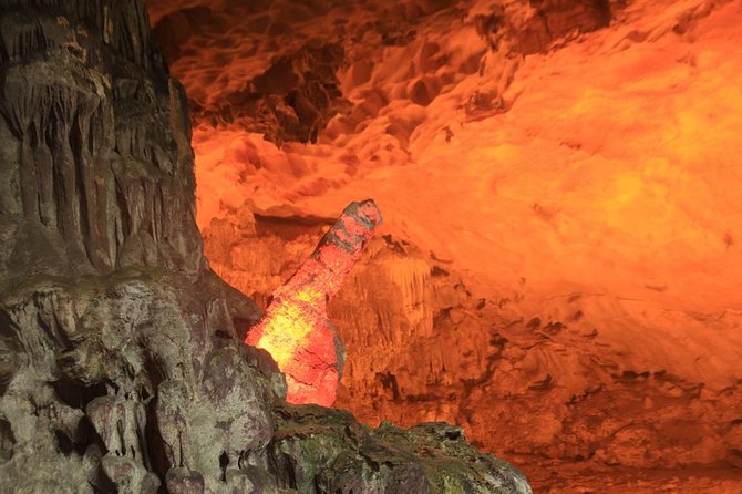 Halong bay Full Day Cruise trip: kayaking, surprise cave, titop island, lunch - Climbing Titop Island for the best view