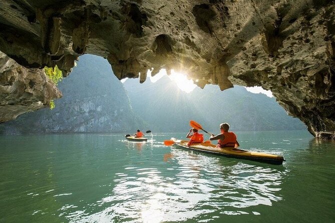 Halong Bay Full-day Cruise with Kayaking from Hanoi - Sung Sot Cave and the underground hour