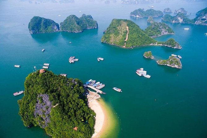 Halong Bay Full Day Tour with All-Inclusive: Boat, Kayak, Island, Cave and Lunch - Titop Island for a change of pace