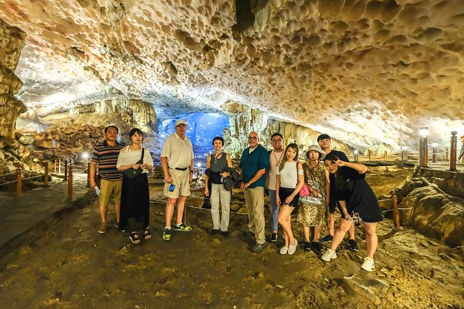 Halong Bay Full Day With Cave, Kayaking And Swimming - Sung Sot Cave and its steep steps