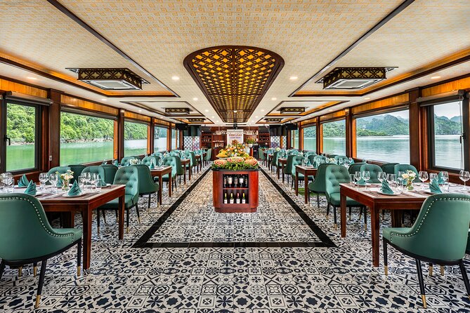 Halong bay Luxur Cruise Day trip: Buffet lunch & Limousine bus - Ti Top Island and the climb for the view
