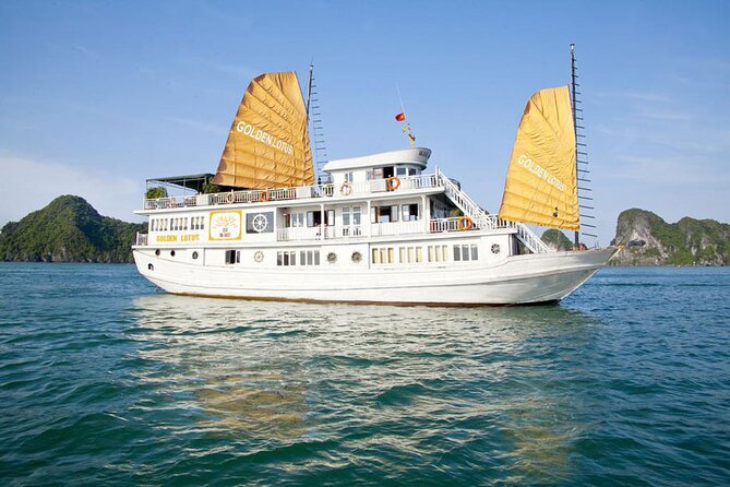 Halong Bay Luxury Cruise one day Tours - Lunch among the limestone towers