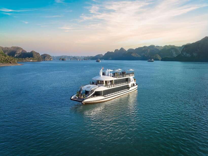 Halong Bay: Luxury Day Cruise with Buffet, Kayak, Swim - Hanoi pickup and the long road to the harbor