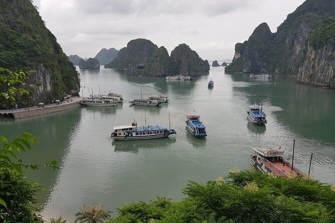 Halong Bay Shore Excursion: Full Day Cruise Tour from Cruise Port - The cave stop brings the biggest physical challenge