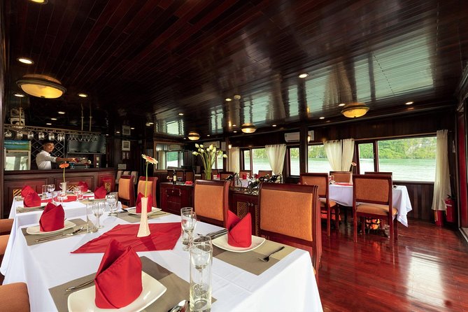 Halong deluxe cruise 2D/1N: Surprise cave, Titop island, Full Meals, best prices - Dawn, breakfast, and the second morning