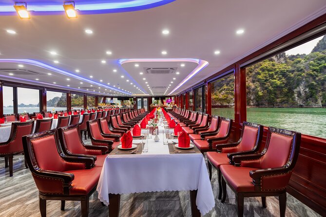 Halong Diamond Crusie- The most luxury daily Crusie in Halong Bay - The route from Sung Sot Cave to Luon Cave