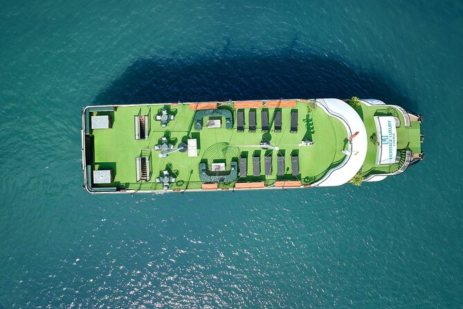 Halong Heritage Luxury Day Cruise-Buffet lunch&Limousine transfer - Buffet lunch with a view