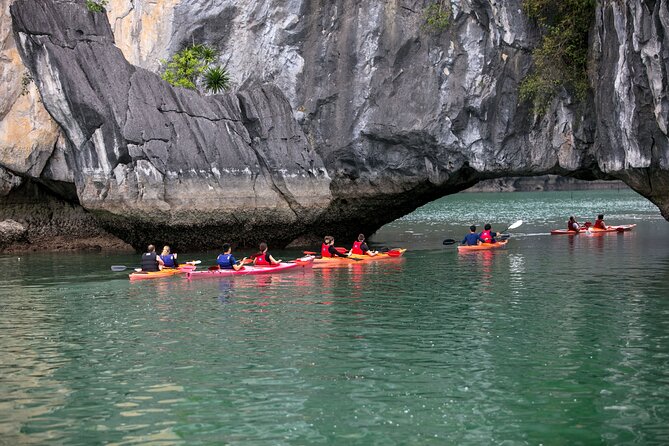 HaLong, LanHa bay 2days and 1 nite Kayak on Vega Legend Cruise. - The guide and crew can shape the whole trip