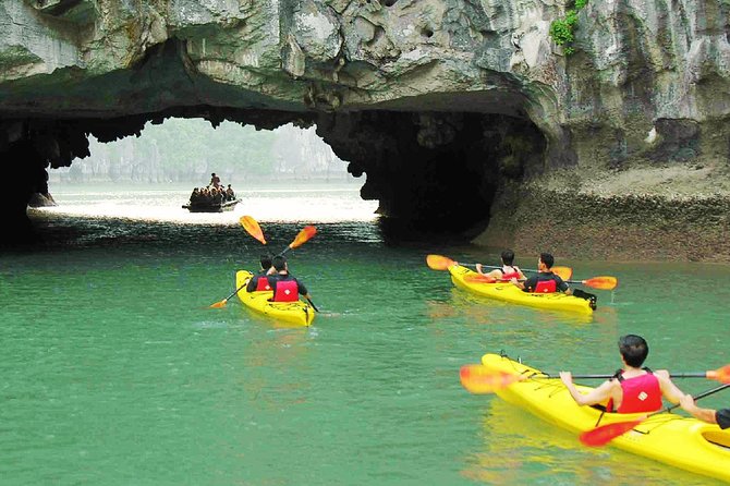Halong Luxury Cruise Full Day Tour from Hanoi: All Inclusive - Buffet lunch, bottled water, and sunset tea