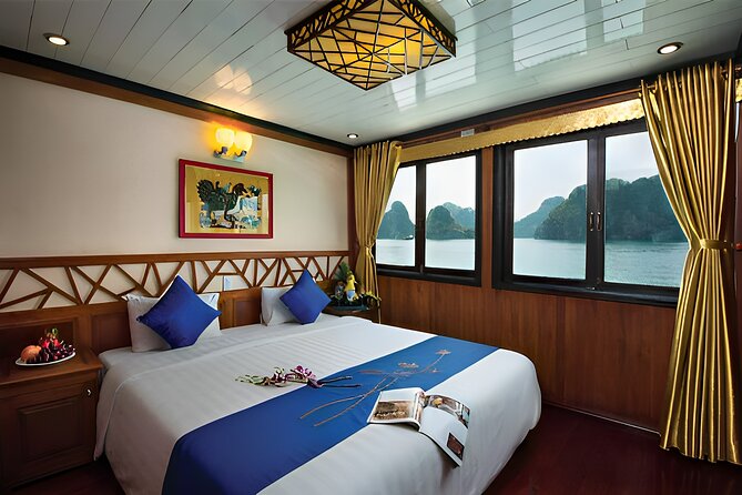 Halong Royal Palace Cruise 2 days - Early tai chi and the huge chambers of Sung Sot Cave