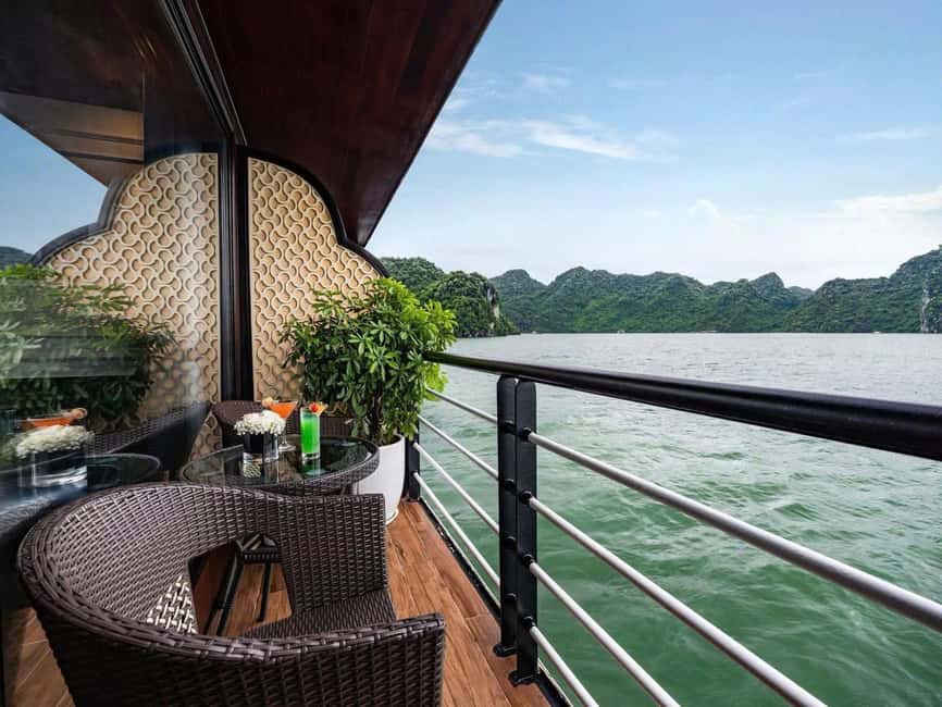 Hanoi: 2-Day Ha Long & Lan Ha Bay 5-Star Boat with Balcony - Sunset on the sundeck and a Vietnamese cooking class