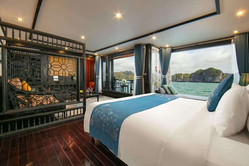 Hanoi: 2-Day Halong & Lan Ha Bay 5 Stars Cruise with Balcony - What the strongest service looks like onboard