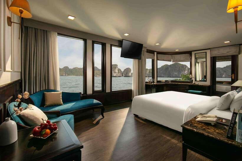 Hanoi: 2D1N Ha Long Bay, Lan Ha Bay by Amanda Luxury Cruise - Kayaking and swimming at Tra Bau