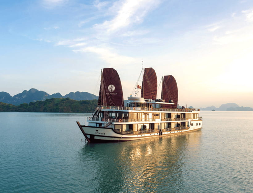 Hanoi: 2D1N Ha Long Bay, Lan Ha Bay by Amanda Luxury Cruise - Dinner on deck and nighttime activities