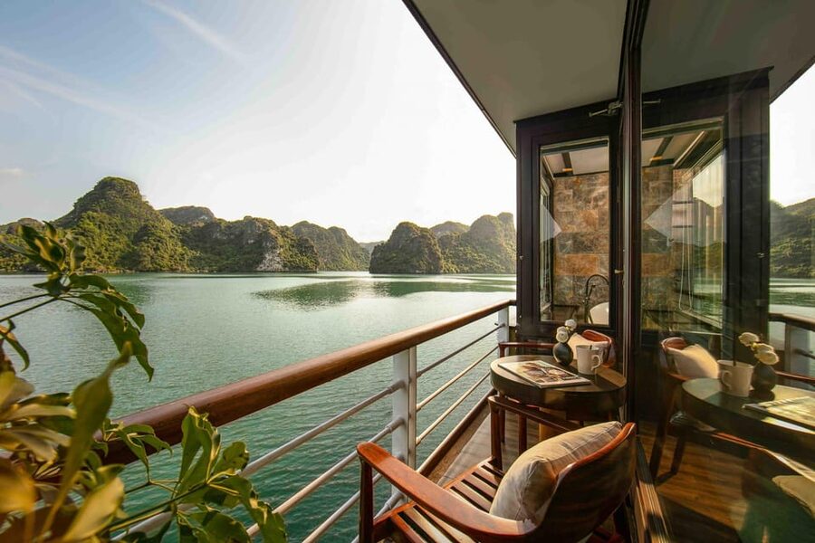 Hanoi: 2D1N Ha Long Bay, Lan Ha Bay by Amanda Luxury Cruise - A quiet morning with Tai Chi and karst views