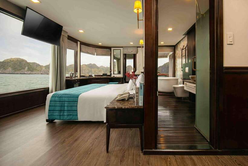 Hanoi: 2D1N Ha Long Bay, Lan Ha Bay by Amanda Luxury Cruise - Sailing through Ha Long and Lan Ha bays