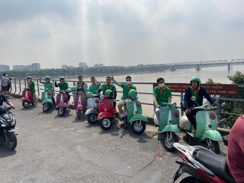 Hanoi 4.5-Hour Vespa Tour city tour - The B52 crash site at Huu Hiep Lake